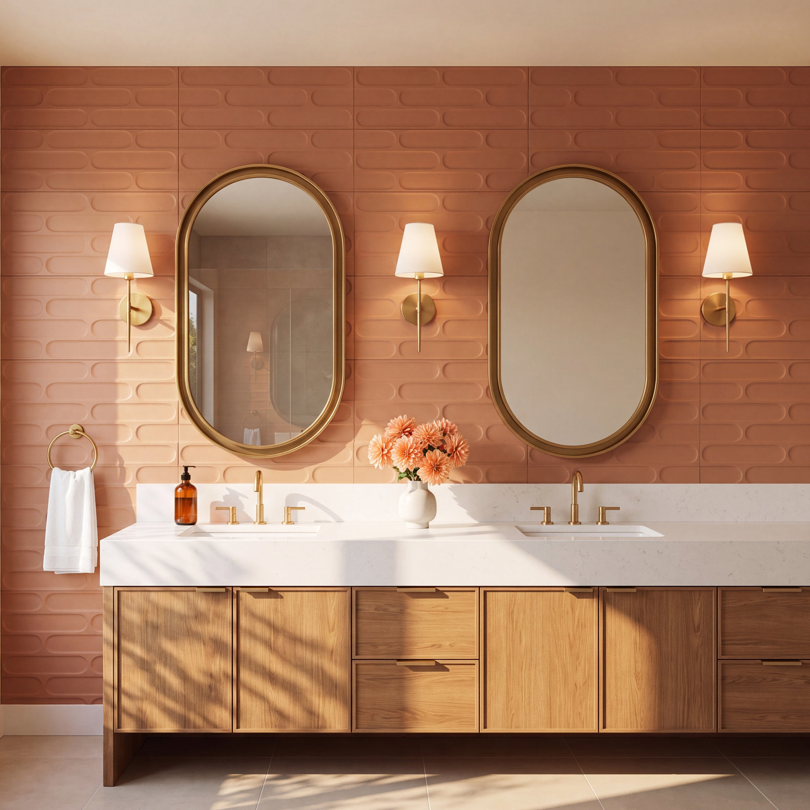 Biscotti 12" x 24" Wall Tile, Cotto Orange Brick
