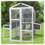Grand poulailler avec basse-cour, poulailler en bois pour 10 poulets, cage de jardin extérieure avec 4 nichoirs et plateaux coulissants