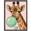 Art mural encadré Pop Art girafe-119347011-119347009