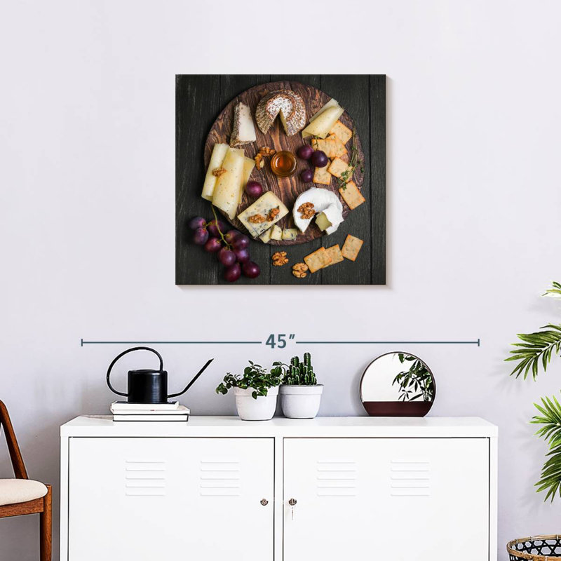 Arney Cheese Charcuterie Board, 24" H x 24" W
