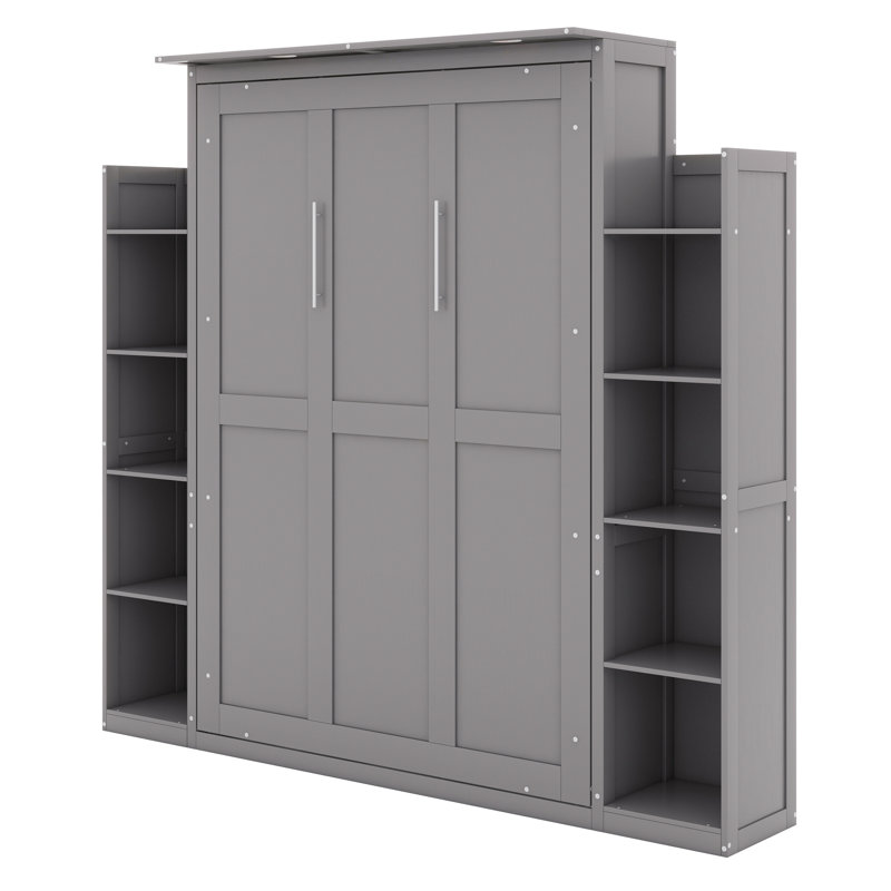 Nicara Murphy Storage Bed, Full, Dim Gray