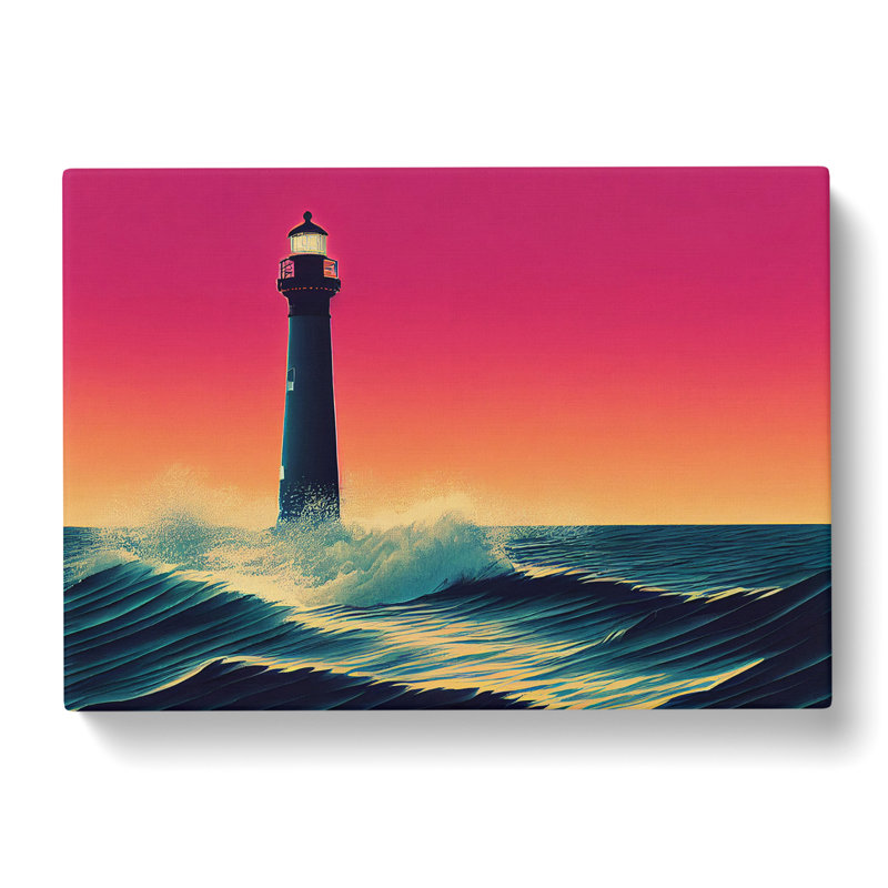 Enchanting Lighthouse - Wrapped Canvas, 50cm H x 76cm W x 3cm D