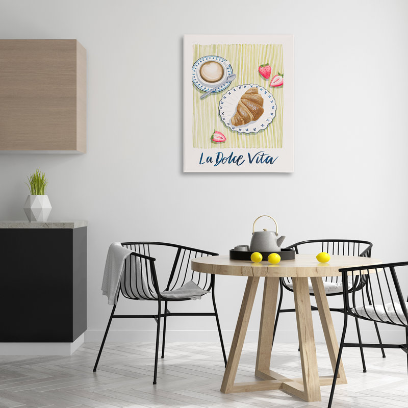  Art mural sur toile La Dolce Vita par Grace Popp, H 40 po x l 30 po
