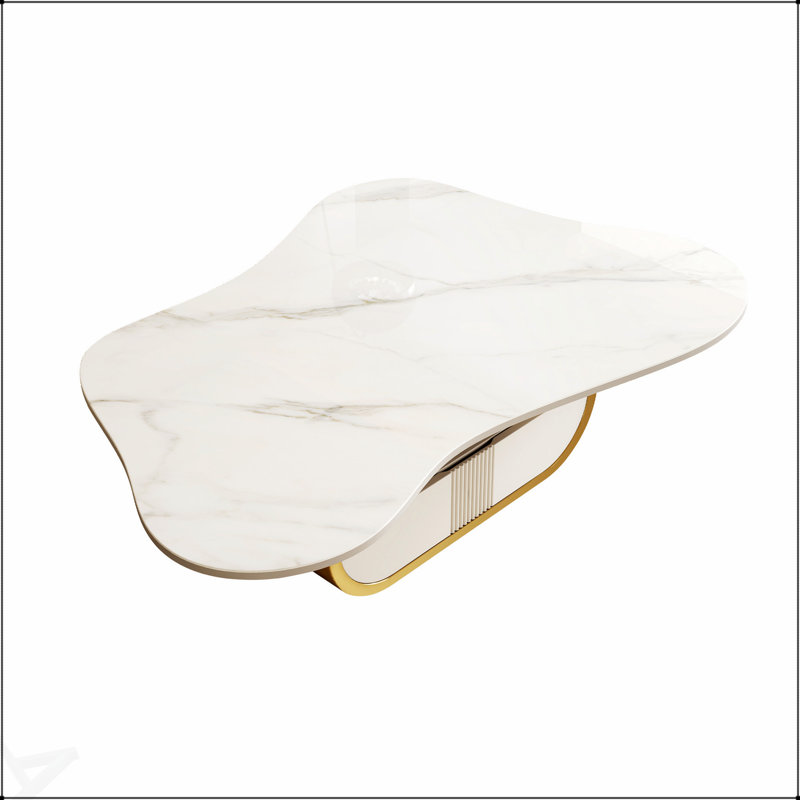 Table basse Modern Modern Butterfly, Doré