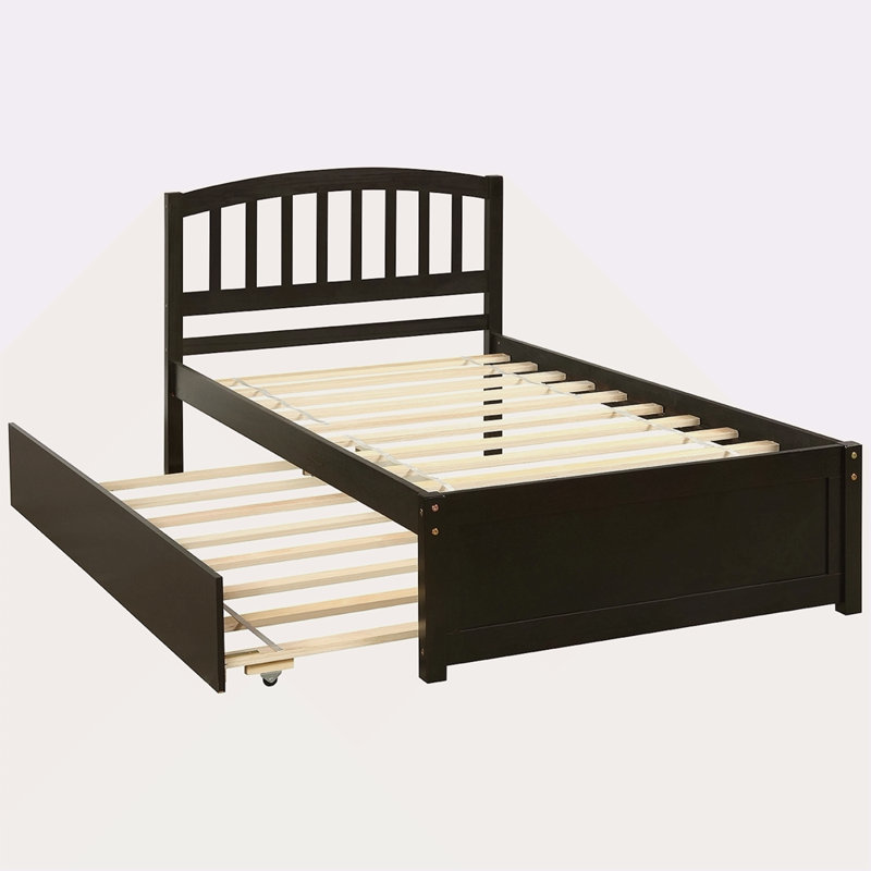 Franja Slat Bed, Espresso