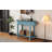 Elegant Retro Console Table With Curved Design & Smooth Glaze-1706548425
