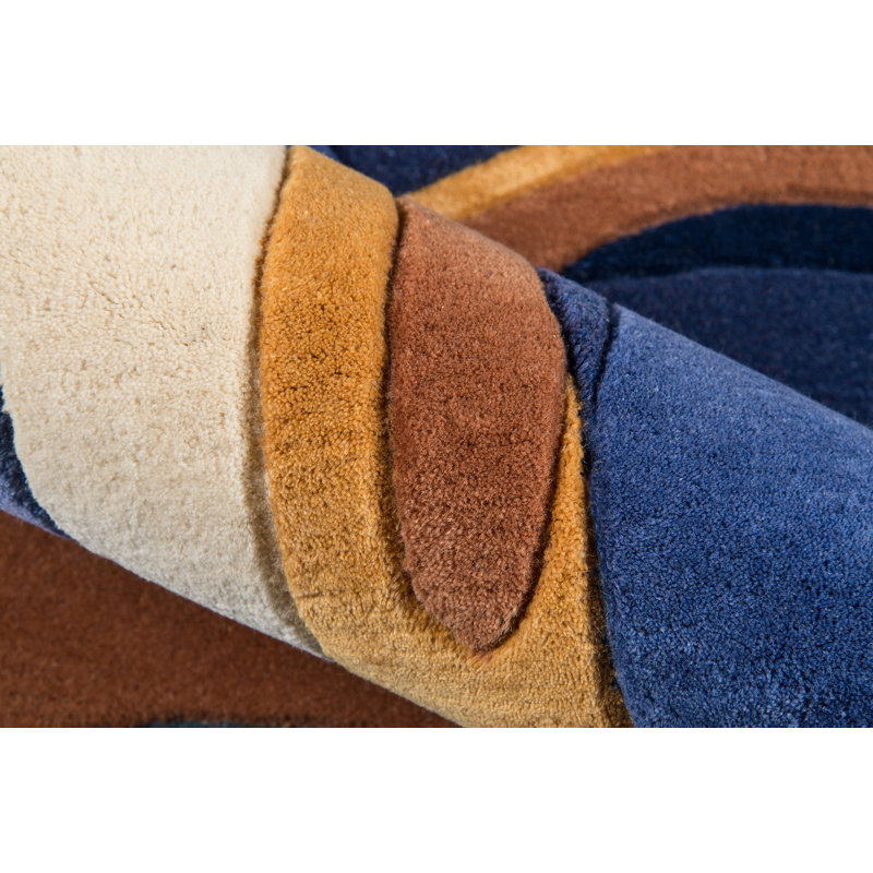 Ayano Wool Geometric Indoor Rug, Rectangle 8' x 11'
