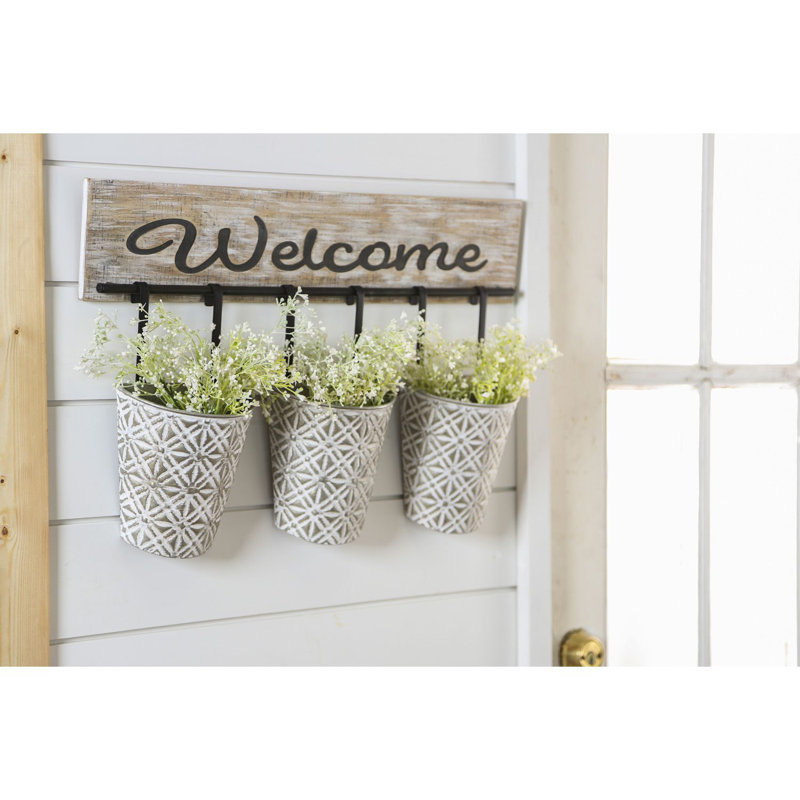 Décoration murale "Welcome"
