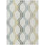 Tapis Mid-Century moderne lavable à la machine intérieur / extérieur Chantille ACN2326-1035672584