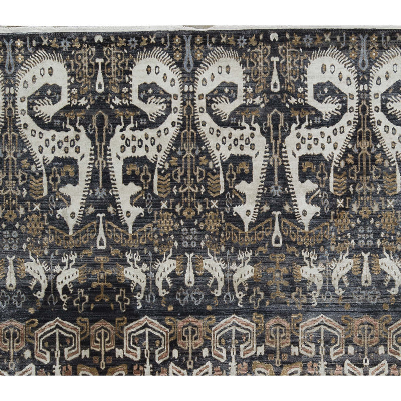 Hand Woven Wool Area Rug