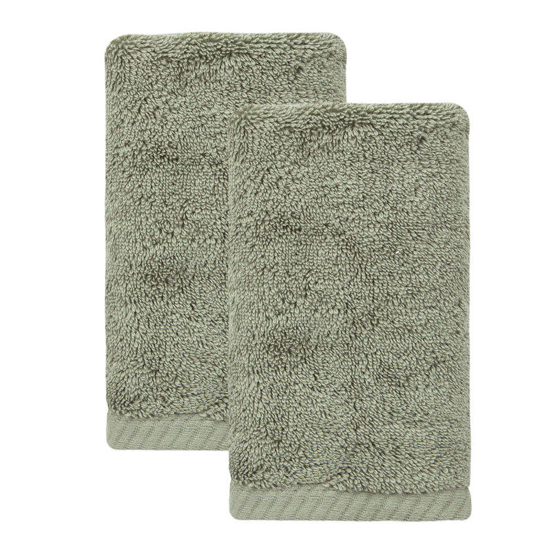 Dinis Super Plush Washcloth, Olive