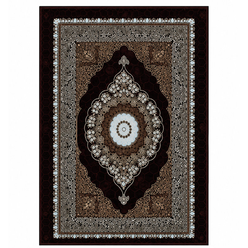 Serenity Large Area Rug With Non-Slip PVC Backing Oriental Style 200x300cm Carpet For Living Room, Bedroom, Lounge, Or Dining Room