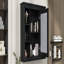 Armoire de rangement murale de salle de bain 35 po x 28 po, armoire à pharmacie, armoire murale moderne avec miroir, armoire à miroir avec 6 tablettes ouvertes (meuble-lavabo non inclus)