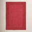Tapis rouge / écarlate en laine tissé à la main Dolma-22223512