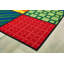 Tapis bleu / vert / rouge touffeté à motifs lavables à la machine KID $ Value Rugs ™-10541233