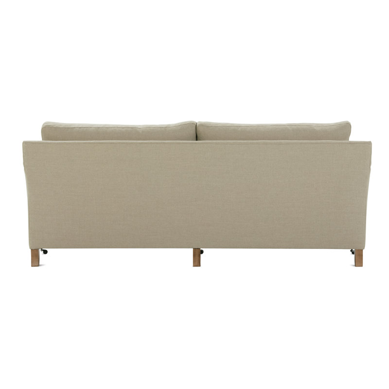 Bruges 87'' Sofa Bench Cushion, Tan Linen Blend