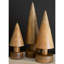3 Piece Turnedwooden Christmas Tree Set