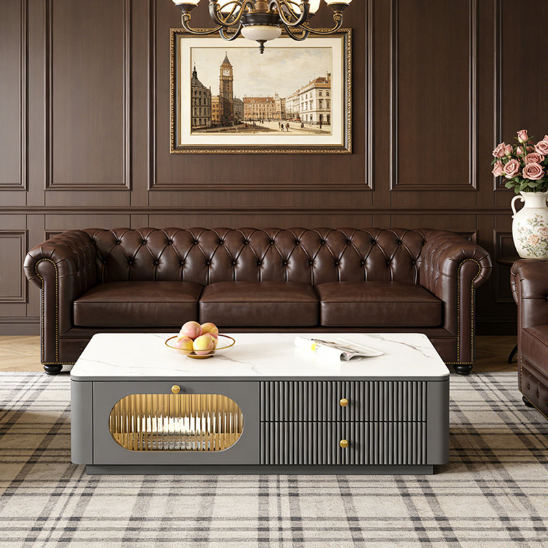 Janeth, 13.38" H  x 23.62" D x 51.18" W, Gris