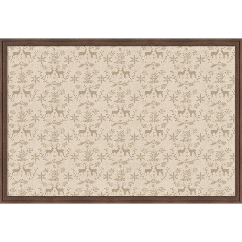 Rangement mural encadré en tissu, H 26 po x l 38 po
