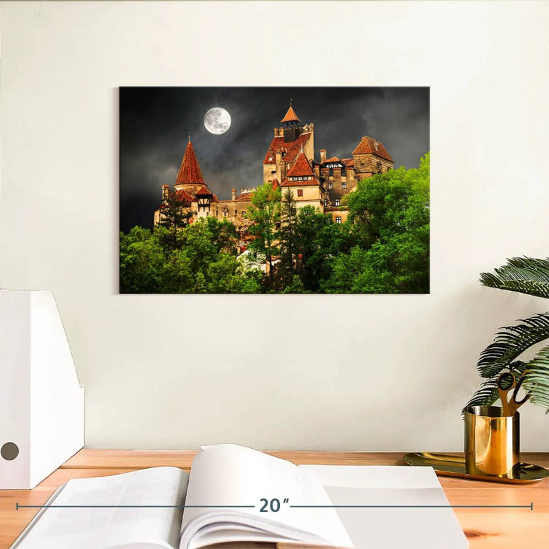 Lilie Moonlit Dracula Castle, 8" H x 12" W