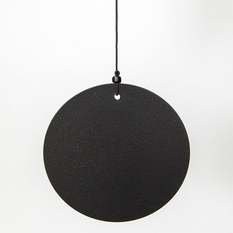 44" Black Aluminum Contemporary Wind Chime