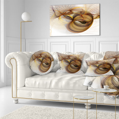 " Abstract Brown Spiral Texture "