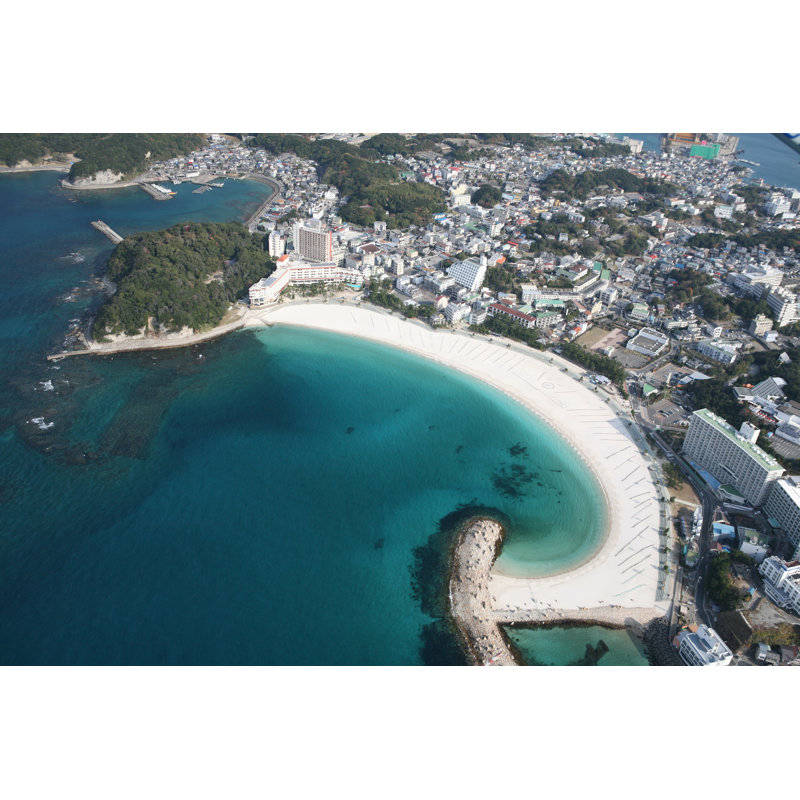 Shirarahama Beach by Gyro - Wrapped Canvas Print, 81cm H x 122cm W x 3.8cm D