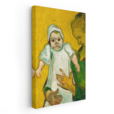 «Madame Roulin and Her Baby, 1888», reproduction d'art sur toile