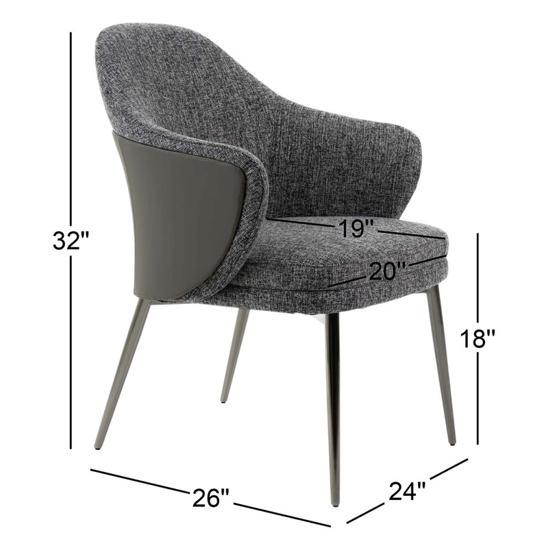 Dooling 18'' H Upholstered Armchair