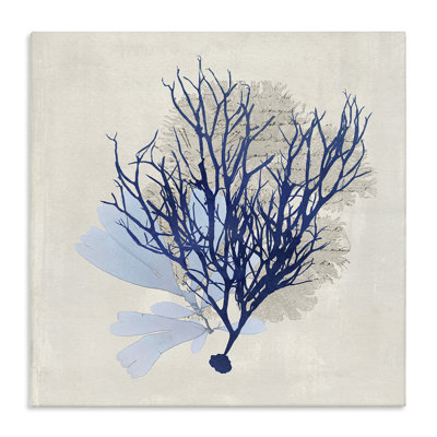 Art moderne sur toile, "Modern Coral Branch" par Susan Arnot