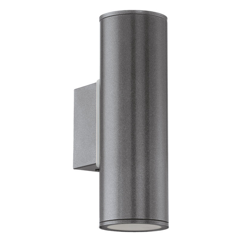 Fiton 2 - Bulb 20cm H Outdoor Armed Sconce, Anthracite