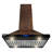 AKDY 30" Steel 350 CFM Convertible Island Range Hood with Baffle Filter