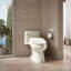 Siège de toilette de bidet allongé PureWash E820, bidet chauffé pour toilettes existantes avec télécommande-93776344