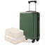 Bagage à main 20 pouces Hardshell, valise légère en ABS durable avec roulettes, serrure TSA intégrée, 2 cubes de rangement