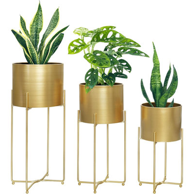 Ensemble de support à plantes Mid Century
