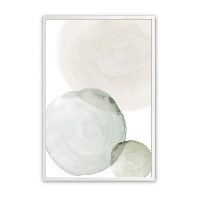 "Petrinel Serene Spheres" encadré sur papier par Incado, impression