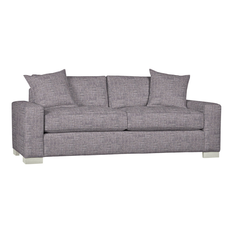 Canapé moyen Claremont, Chenille nomade ardoise Crypton®, Wrenn