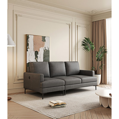 Luxury contemporary sofa with USB charger