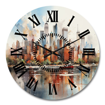 Horloge murale Dreamy New York