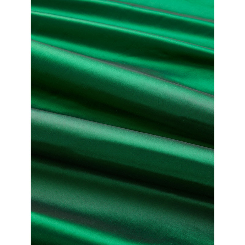TAFFETA OLYMPIA SOIE, Vert bouteille