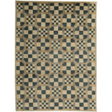 Himalayan Hand Knotted Wool Geometric Area Rug