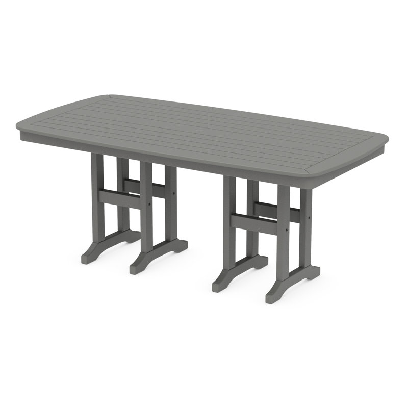 Ensemble de salle à manger 7 pièces Martha Stewart par POLYWOOD Chinoiserie, Gris