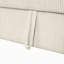 Canapé-lit modulaire en U de 107,5 po avec méridienne escamotable avec rangement et accessoires de chargement pour le salon, beige