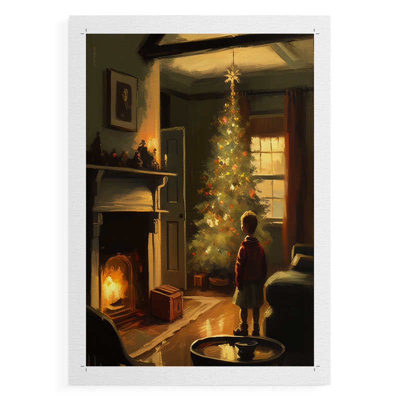 DCIV de Noël, impression sur toile seulement - non encadrée, H 18 po x l 12 po