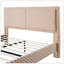Lit moelleux moelleux, grand, chameau-645600361-645600360