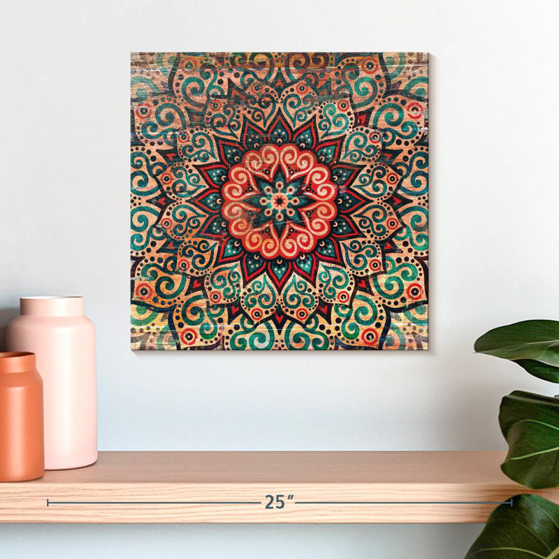 Mandala Kerner Arabesque, H 16 po x l 16 po
