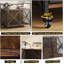 Cage pour chien pour chien, cage en bois pour chenils d'intérieur avec roues verrouillables-1037685503-1037685496