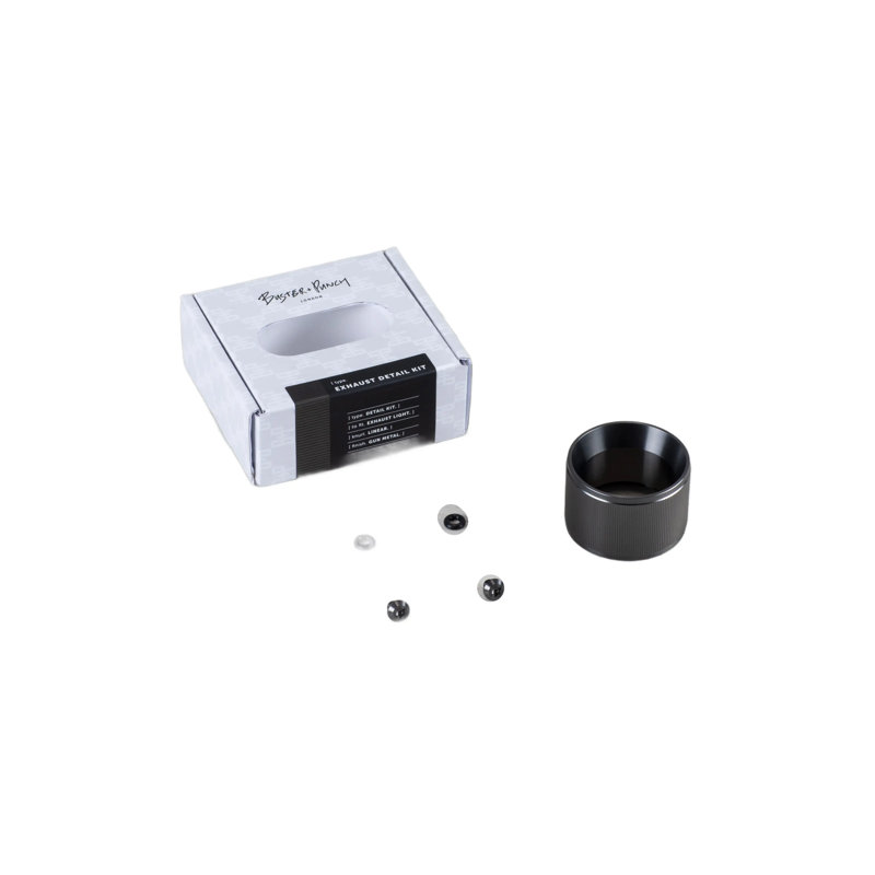 Exhaust / Linear / Detail Kit, Gun Metal