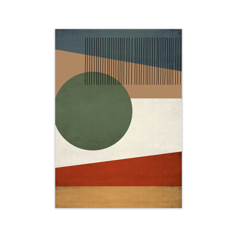 Abstract Earth Tone A - Print, No Frame, 42cm H x 30cm W x 1cm D