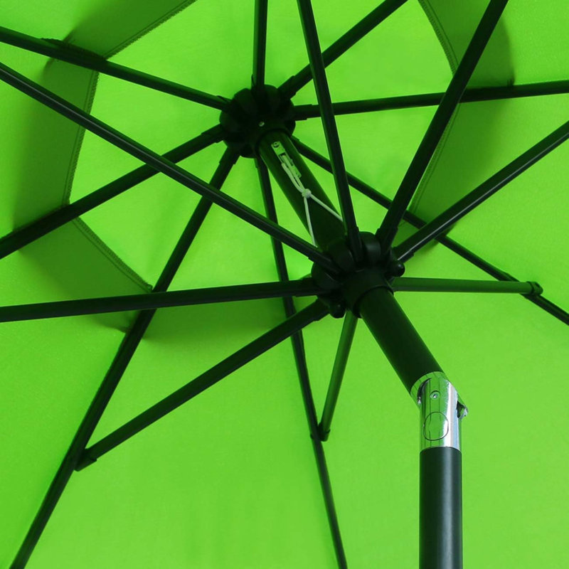 Parasol de marché de 4,00 po avec manivelle Saramarie, Vert